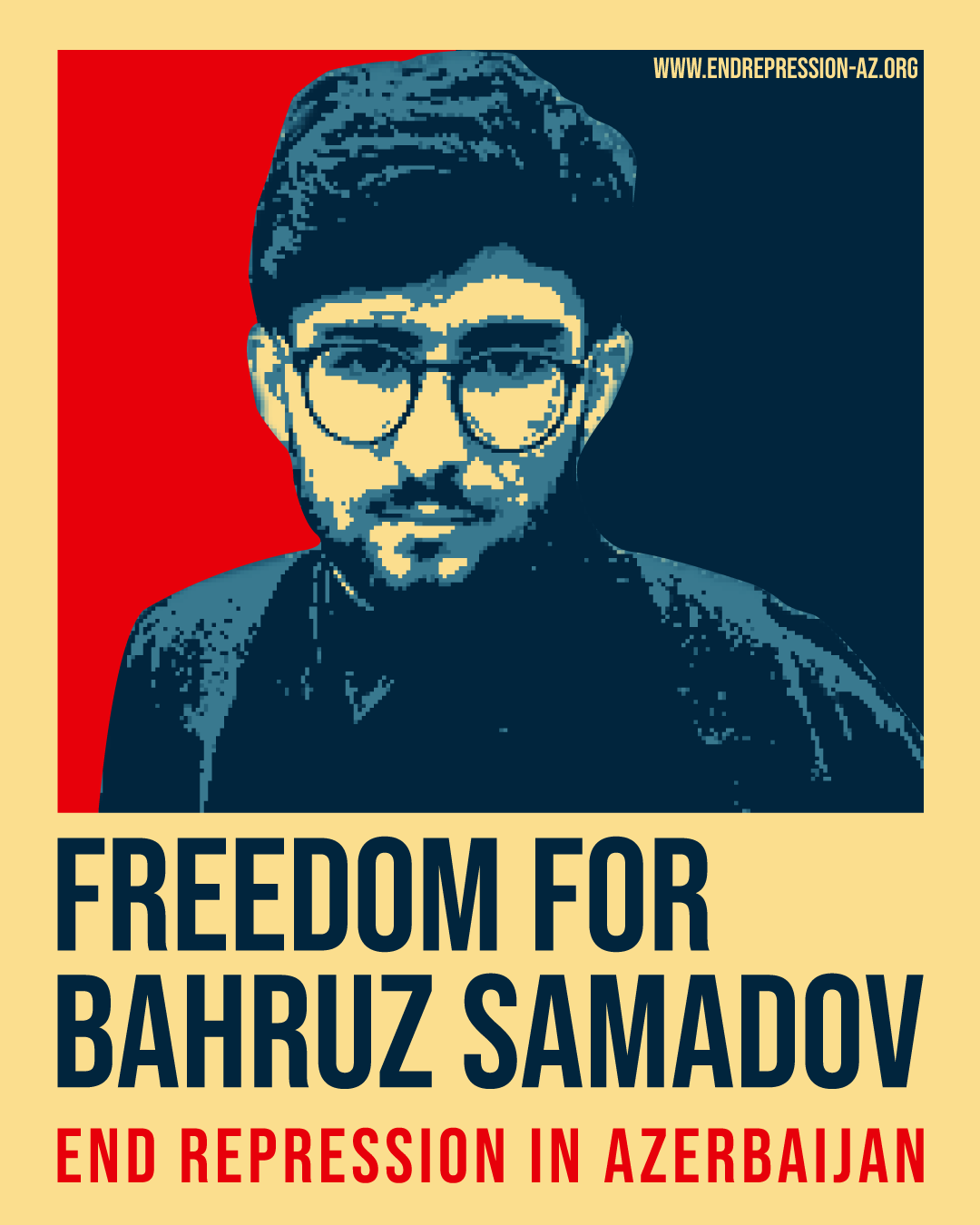 Bahruz Samadov poster yellow